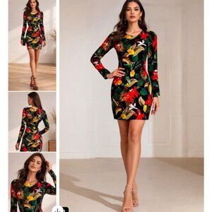 Alice & Olivia Tropical Sunrise Mini Vibrant Floral Jungle Core Bold Exotic 2